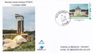 Enveloppe du dernier essai moteur du P120C