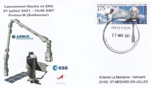 Enveloppe lancement ERA et Nauka