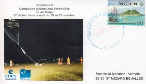 1er lâcher de ballon pour la campagne Stratéole-2