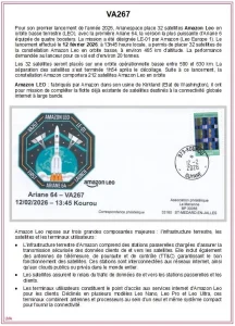 Fiche pour enveloppe lancement Ariane 6 VA267